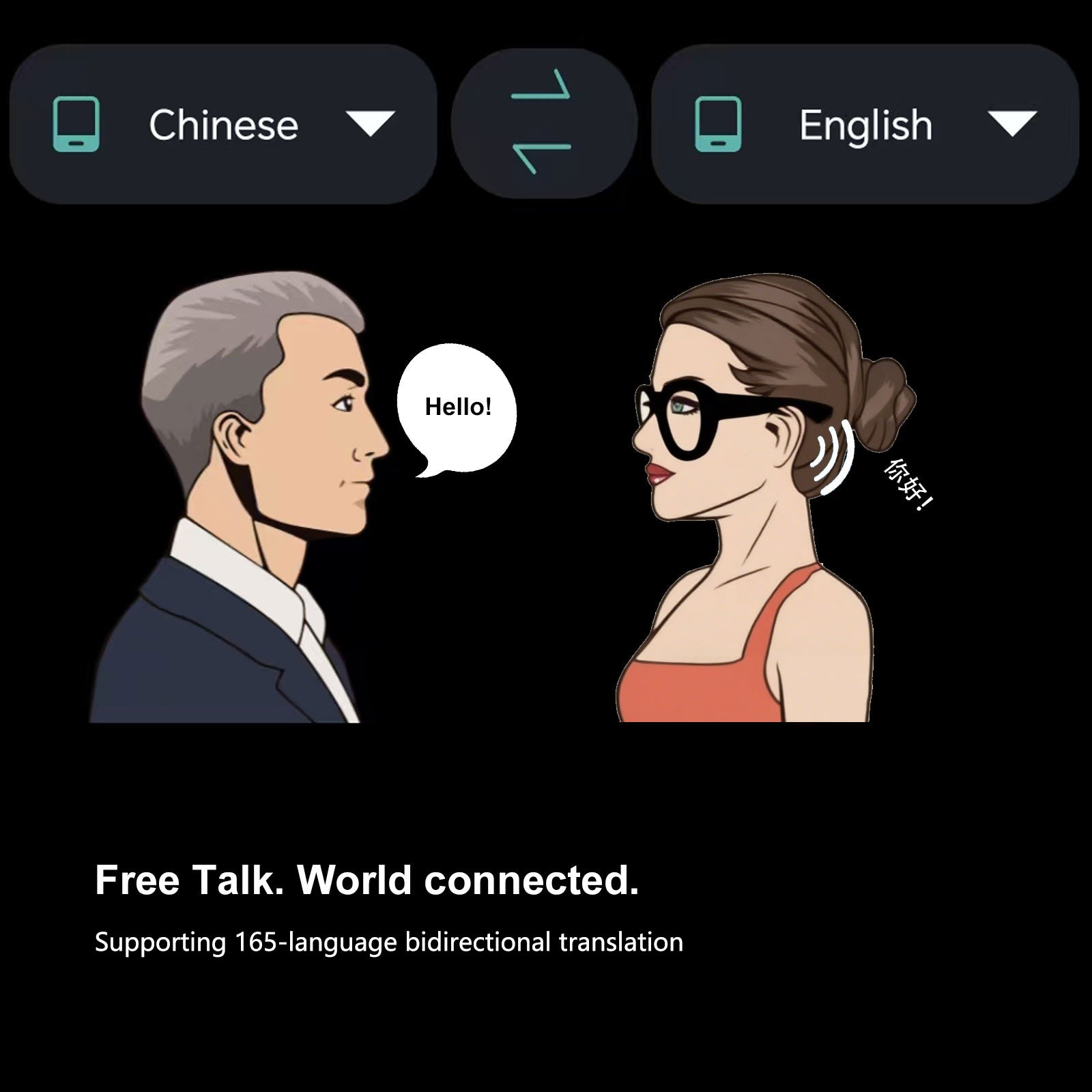 OhO Sunshine Edge pro Smart Glasses with Camera & Bluetooth - 4K & Real-Time Translation Polarized