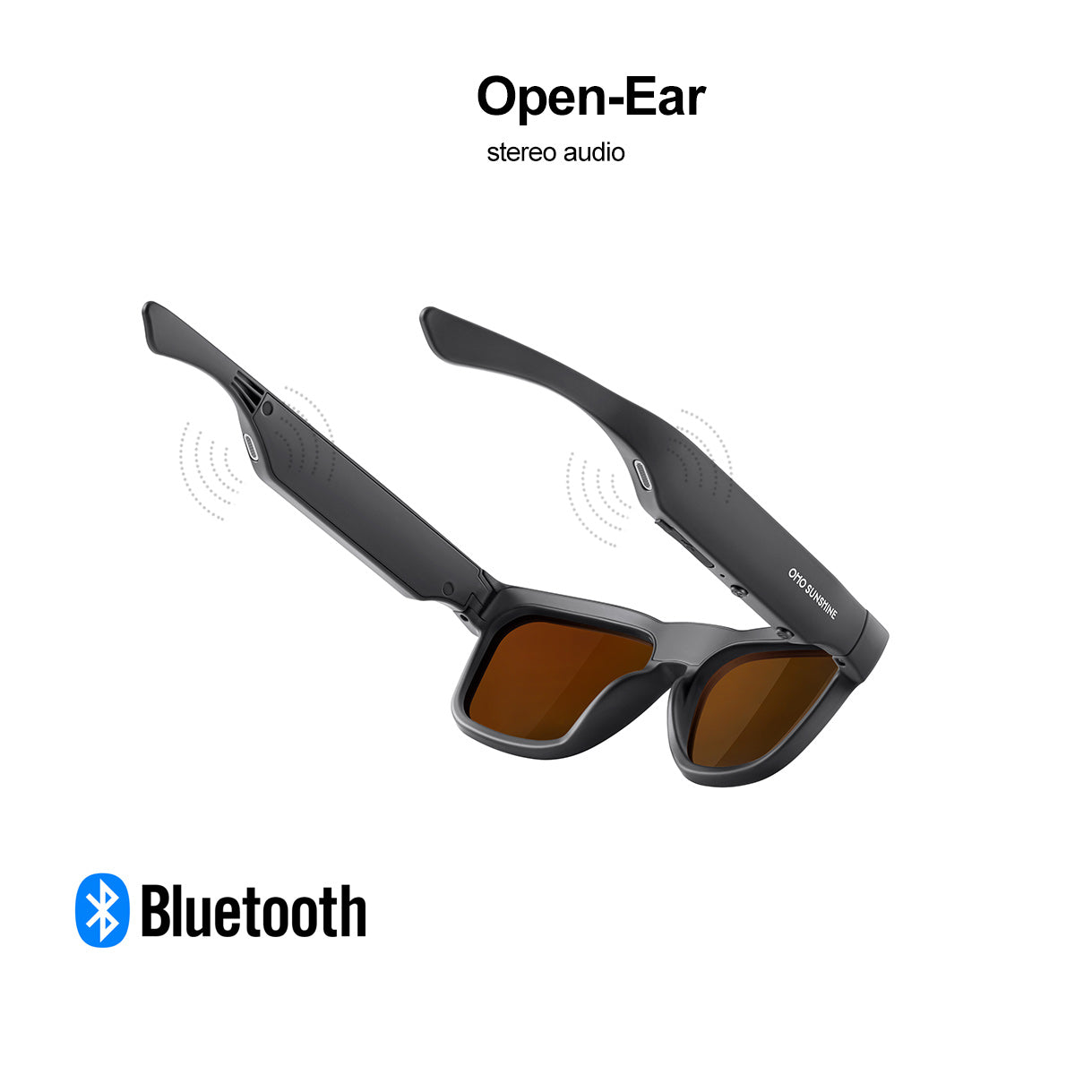OhO Sunshine Edge pro Smart Glasses with Camera & Bluetooth - 4K & Real-Time Translation Polarized