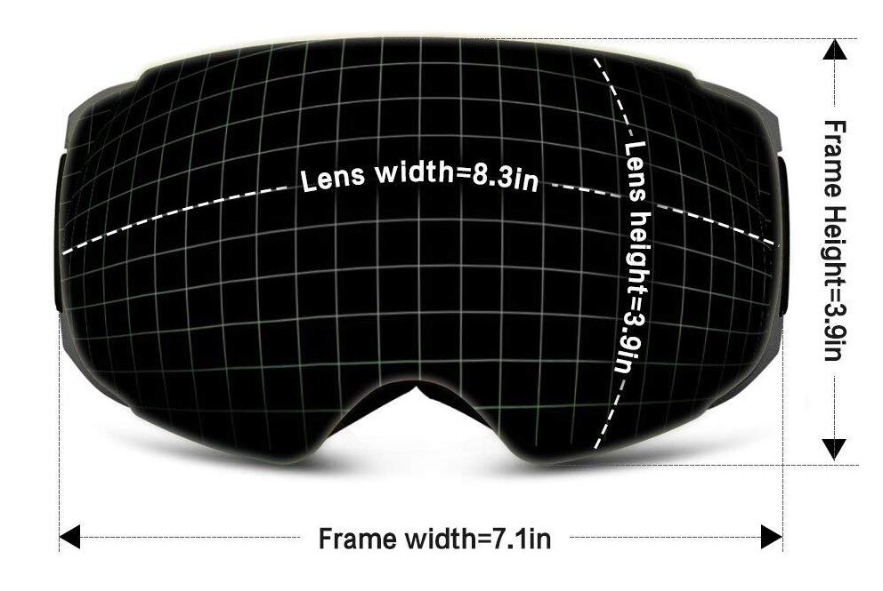 OhO Sunshine 4K Camera Smart Ski Goggles with WiFi, 24M Photo, Anti-Fog - Skyshot